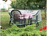 Housse de protection pour table ronde + chaises - Housse salon de jardin - bache jardin