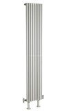 Hudson Reed HLW90 - Radiateur Acier Vertical Blanc 1800 x 342mm 1553W - Chauffage Central Eau Chaude Design Moderne