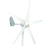 HUKOER L'éolienne Résidentielle 300-500W 12V / 24V Générateur éolienne Efficace Turbine éolienne avec 3 / 5 lames Vitesse Meilleur avec ...