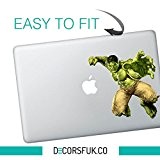 Hulk macbook sticker - decals for macbook - marvel sticker - Ironman, Batman, Superman, Spiderman 17.5x15 cm by decorsfuk.co