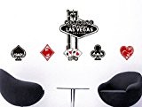 I Design Poker 733 Stickers pour le Mur et le Frigo PVC