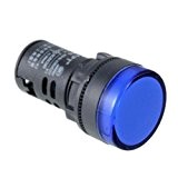 indicateur LED - SODIAL(R) AC 220V Voyant Indicateur lumineux Voyant lumineux Noir Bleu