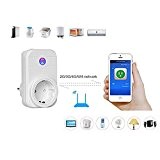 IRISH Wi-Fi Mini Smart Plug Smart Socket Wireless Outlet Switch On/Off your Devices Household Appliances from Anywhere, Timing Function