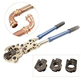 IWISS? IWS-1632AF Plumbing Copper Crimper PressTube Tools with 1/2 3/4 1 Jaws Suitable for Viega, Pro-Press,Elkhart, Conex Pipe Fittings by ...
