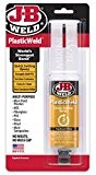 J-B Weld 50132 PlasticWeld Syringe - Dries Off-White - 25 ml