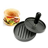 Joyoldelf Non-Stick aluminium Premium Hamburger Patty Maker - Burger Press - Pour Rempli, Sliders et Burgers réguliers - Pour Bacon, ...