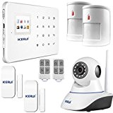 KERUI - G18 Kit Alarme Maison Sans Fil Antivol Sécurité + Smart Alarme IP Caméra WiFi Cambrioleur IP sécurité Intrus ...