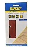 Kinzo 71714 5 Feuilles Papier abrasif à bois 93 x 187 mm G180