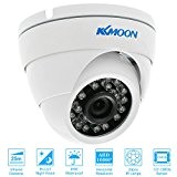 KKmoon 1080P AHD Surveillance Caméra Dôme 2.0MP 3,6 mm 1/4 Inch CMOS 24 IR Lampes Vision Nocturne Infrarouge étanche Intérieure ...