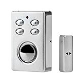 Kobert Goods SP65 Alarme sans fil pour porte, fenêtre ou vitrine Protection anti-vol Alarme de maison avec code PIN Capteur de vibration ...