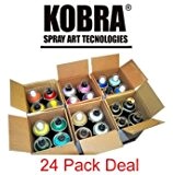 KOBRA bombes de peinture en aérosol, 400 ml Lot de 24 Deal