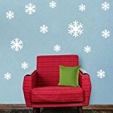 Kolylong Wall Stickers Home Decor Living Room New Wall Sticker Frozen Snowflakes Vinyl Wall Art Quote Decal Sticker Amovible 11.81"x23.62"