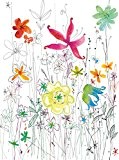 Komar XXL2–022 184 x 248 cm "Joli motif floral papier peint – Multicolore (Lot de 2)