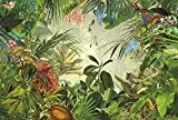 Komar xxl4–031 368 x 248 cm "Into the Wild Tropical Rain Forest Scenic" Papier peint – Vert (Lot de 4)
