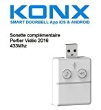KONX® 2016 Doorbell Sonnette supplémentaire 433Mhz