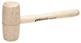 KS Tools 140.5231 Maillet bois avec manche frêne galbé tête Diamètre 40 mm 100 g