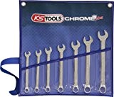KS Tools 518.3020 Jeu de clés mixtes en pouce CHROMEplus, 7 pièces
