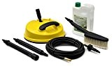 Lavor Kit Outdoor (6.008.0199) Set accessoires pour nettoyeur haute pression à eau froide : nettoyeur de surfaces, sonde débouchage de ...