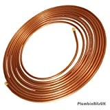 Lawton Copper Rouleau de tube de cuivre microbore 8 mm x 10 m