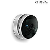 Leftek 360 ° Cam 1.0 MP Caméra de sécurité IP WiFi Alarme sans fil Caméra de Surveillance à la maison d'intérieur P2P ...
