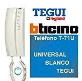 Legrand/Bticino – Téléphone t-71u universel Blanc