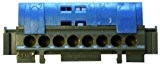 Legrand LEG04842 Bornier de répartition ip 2x neutre 8 connexions 1,5 à 16 mm 75 mm Bleu