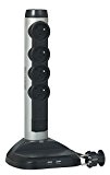 Legrand LEG50398 Rallonge multiprise parafoudre 4 prises 2 pôles avec terre/2 prises USB/station de charge/cordon de 2 m Noir/Gris