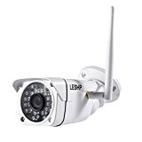 LESHP Caméra Extérieure Etanche IP sans fil WiFi IP66 Caméras de Sécurité Alerte de Détection de Mouvement Mise en Place ...