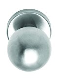 Lienbacher 534300 Poignée ronde en acier inoxydable avec rosettes 52/55 mm