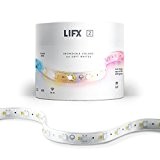 LIFX Z (Starter Kit) Wi-Fi Smart LED Light Strip (Base + 2 meters of strip), Adjustable, Multicolor, Dimmable, No Hub ...