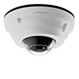 Linksys LCAM0336OD-EU Caméra de surveillance IP mini dôme PoE 360° interieure et exterieure, HD 1080p, 5MP, vision nocturne 3MP, détecteur ...