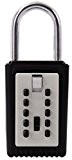 Lion Locks 9000 Keysafe Original 3-key Portable, Pushbutton Lockbox, White by Lion Locks