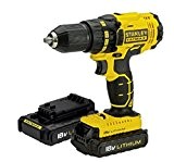Lithium 18 V Cordless Stanley FatMax Drill Driver Compete Kit 2 x 1,3 Ah LITHIUM Batterys Plus Fast Charger. 3 Years Guarantee by Stanley