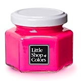 Little Shop of Colors FLU001PNK Fluo Pot de Peinture acrylique/lessivable 100 ml Pink Martini