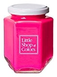 Little Shop of Colors FLU003PNK Fluo Pot de Peinture acrylique/lessivable 300 ml Pink Martini