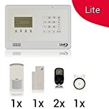 LKM Security Antivol Alarme Maison | Kit Lite M2EB | transmetteur téléphonique | GSM sans fil | Sirène | Wi-Fi ...