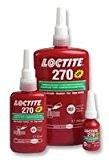 Loctite 270 50 ml. Adhésif, threadlock, acrylique, bouteille, vert, 50 ml, Loctite 270