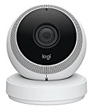 Logitech Circle Caméra Vidéo de Sécurité sans fil HD 1080p à Batterie avec Détection de Personnes, Zones de Mouvements et ...
