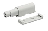 Loqueteaux magnétiques facile L Blanc/B 60/14,5 mm courte avec contre Plaque (m0631)