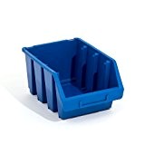 Lot de 10 boites de rangement bacs a bec en bleu ERGO-Box taille 3