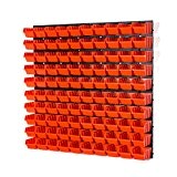 Lot de 100 bacs a bec en orange In-Box taille 1 et 4 plaques