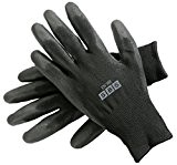Lot de 12 paires de gants en nylon taille au choix, de 7 à 11, noir, blanc, gris, bauhandschuhe gants ...