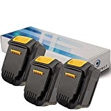 Lot de 3 batteries pour DEWALT DCK232C2 DCD735 DCL030 outils sans fil 3000mAh 14.4V - Visiodirect -