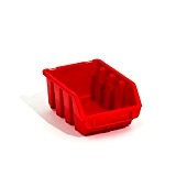 Lot de 5 boites de rangement bacs a bec en rouge ERGO-Box taille 2