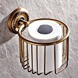 Lozse porte papier toilette Déco Murale WC, Distributeur Papier WC-Accessoire Toilettes Salles de Bains 93mm