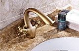 LppkzqAntique les robinets de bain cuivre European retro robinet wc lavabo robinet chaud et froid 011,Gold