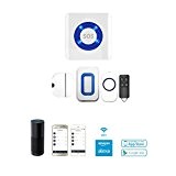 LWD Smart Home Wifi APP-activé système d'alarme de sécurité, Kits d'alarme de sécurité sans fil, APP Control, multifonctionnel bricolage famille ...