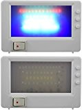 M & H 24 – LED TV, Simulateur de télévision Atrappe/faux TV, protection anti-vol par simulation de lumière, Home Security, avec 37 LED ...