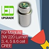 MagLite LED mise à niveau ampoule Torche 3D/3C 4D/4C 5D 6D cellulaire CREE CNC