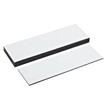 Magnet Expert Lot de 10 étiquettes aimantées avec surface d'écriture brillante Blanc 120 x 40 x 0,76 mm